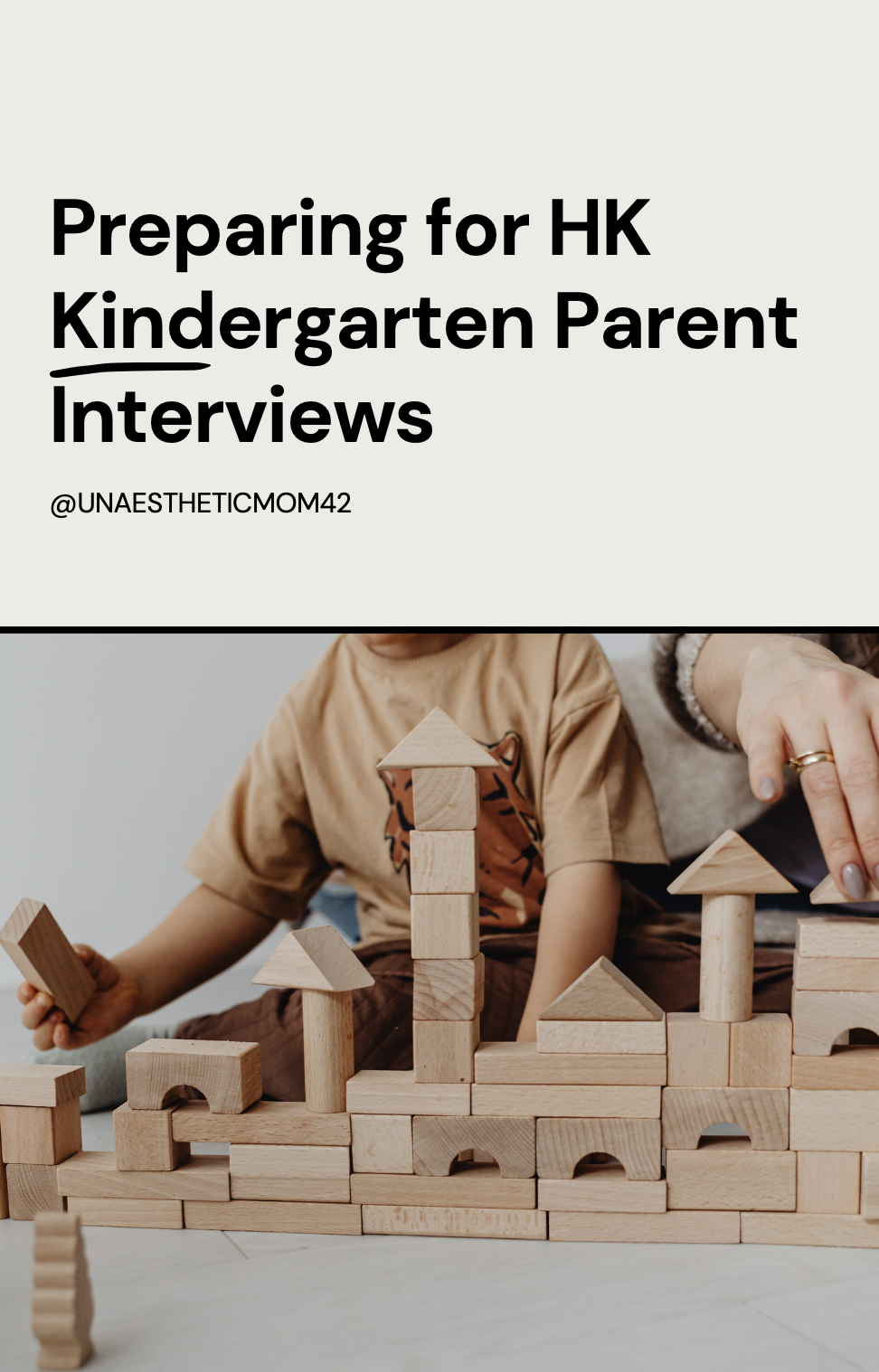 Cover of the free Preparing for HK Kindergarten Parent Interviews cheat sheet